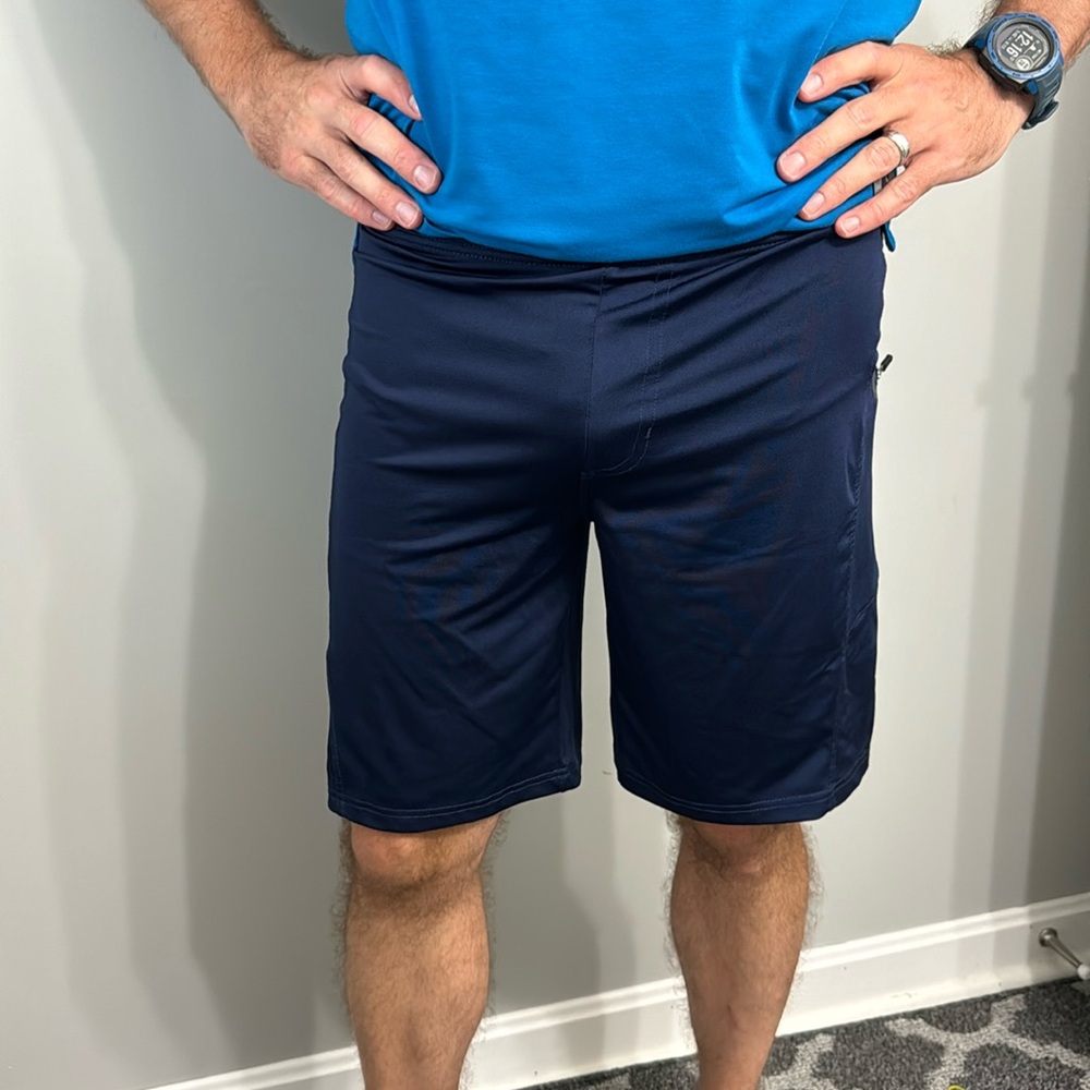 GOVX shorts navy blue with Stars and Stripes